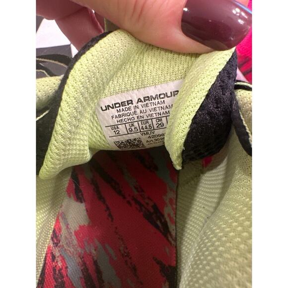 Under armour our game our voice basketball shoe men’s 12 neon pink athletic - Picture 5 of 6